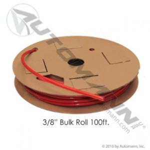 Nylon Tubing 3/8in OD X 100FT Red