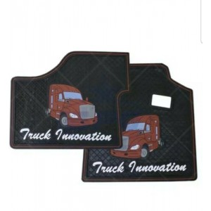 pair Kenworth W900 T660 T600 T800 Rubber Floor Mats RED,BLUE,GRAY